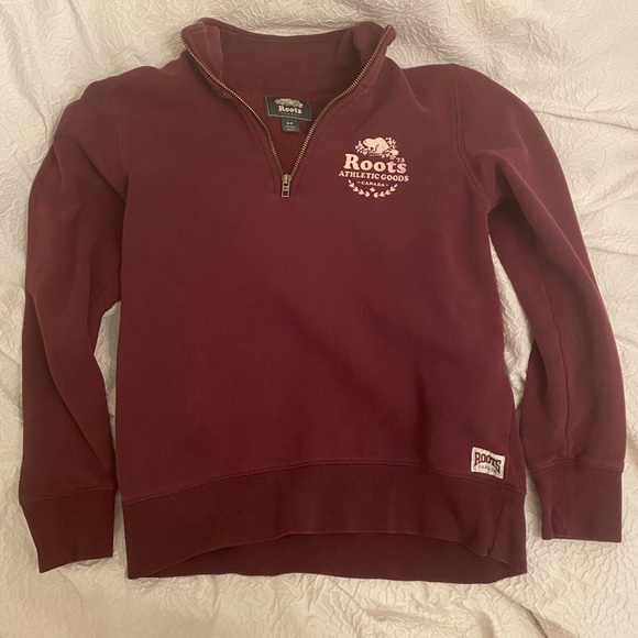 burgundy roots sweater - Picture 1 of 3